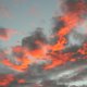 135- Couleurs des nuages au coucher du soleil 